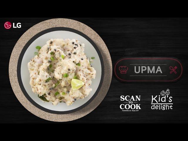 Quick & Healthy Upma with LG Scan-To-Cook Charcoal Microwave Oven  | Daily Meal Essential