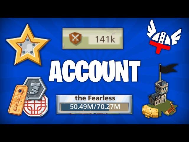 My ACCOUNT Overview - Castles, Troops, Titles, Achievements - Goodgame Empire