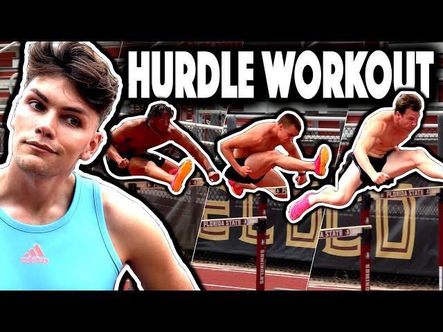 Hurdle Workout ft. Trey Cunningham, Joshua Zeller & FSU Hurdlers