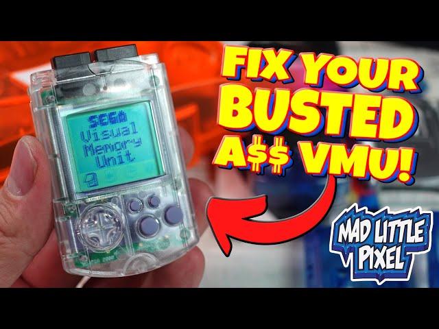 Customize or Fix Your SEGA Dreamcast VMU!