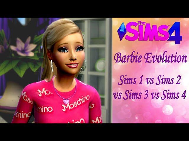 BARBIE AND KEN`S LOVE STORY ️ Sims 4 vs Sims 3 vs Sims 2 vs Sims 1