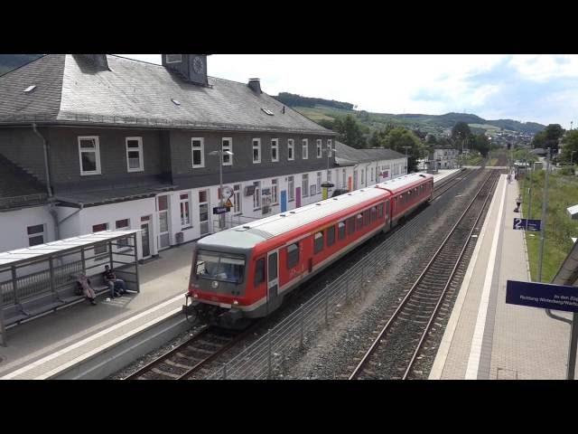 Kurhessenbahn-R 42 Bestwig-Korbach-Marburg(Lahn) Juli 2016