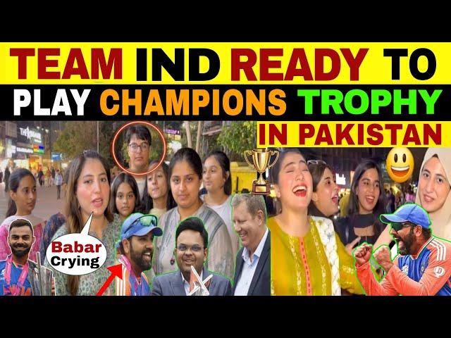 INDIAN  TEAM COMING TO PAKISTAN FOR CHAMPIONS TROPHY| PAK PUBLIC HAPPY REACTION