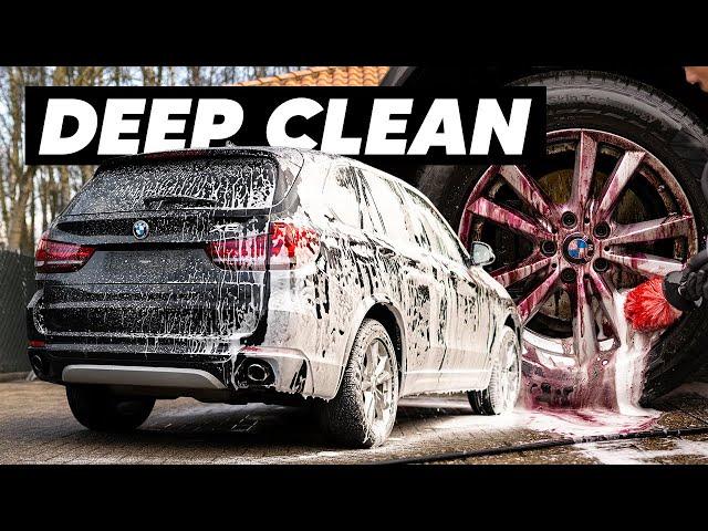 Dirty BMW X5 Deep Clean - Exterior Auto Detailing