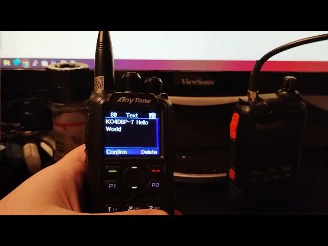 Sending and receiving aprs messages through the Brandmeister DMR network