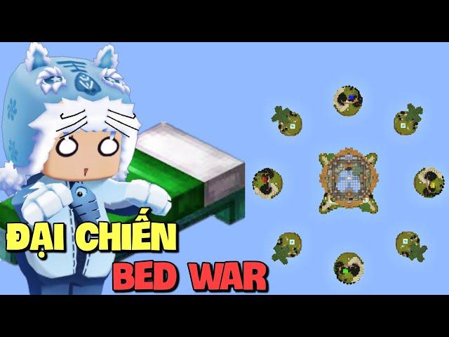 Meowpeo và trận chiến Bed War nảy lửa trong Mini World | Mini Game