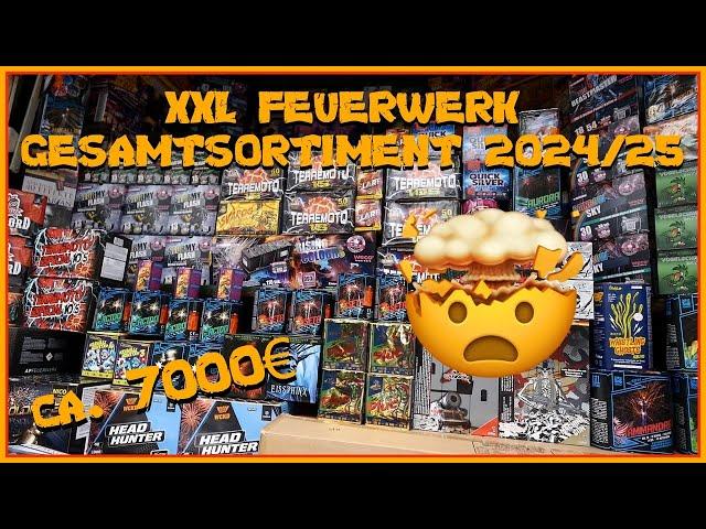 XXXL ca. 7.000€ FEUERWERK GESAMTSORTIMENT 2024/25  | GreatFireworks