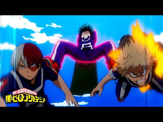 Midoria Uses Bakugo And Todoroki As a Springboard And Wins The Qualifying Stage Of The Competition