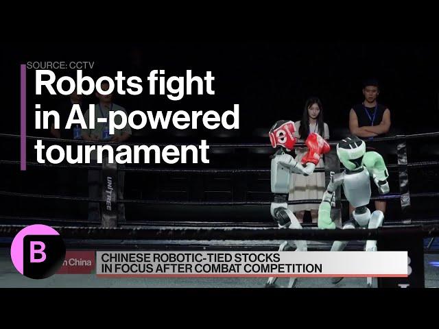 Chinese AI-Powered Robots Show Off Fighting Skills