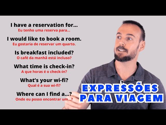 EXPRESSÕES  Para  Viagens  |  Você deve saber em INGLÊS  (Parte 2)