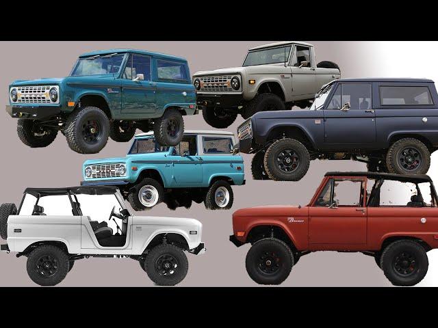 ICON BR Anthology: All our RESTORED & MODIFIED Bronco