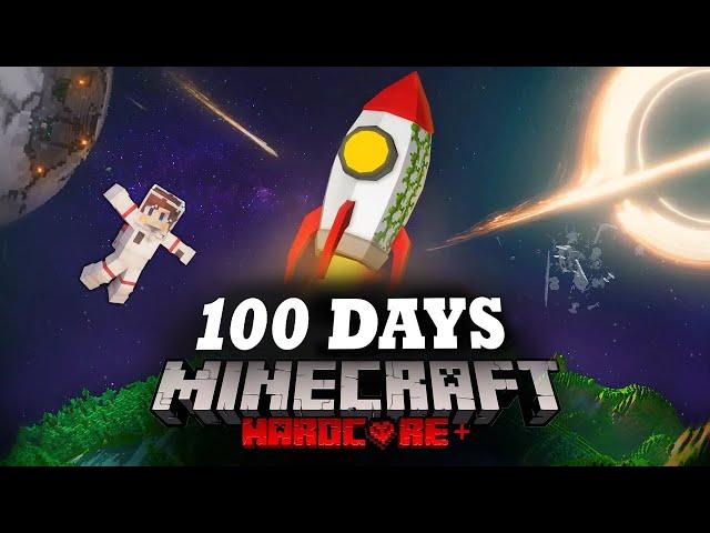 100 DAYS ON A ROCKET IN THE ABANDONED SPACE IN MINECRAFT!