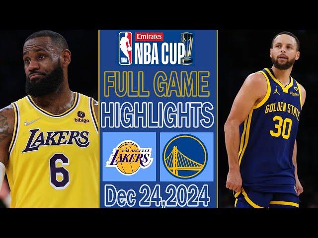 Golden State Warriors vs Los Angeles Lakers Full Game Highlights Dec 24,2024 | NBA Highlights Today