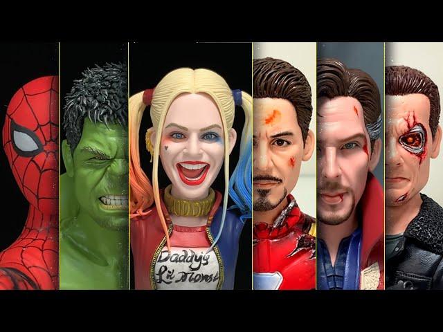 Clay Art Showcase:Spider-Man, Hulk, Joker, Iron Man, Doctor Strange, Terminator!