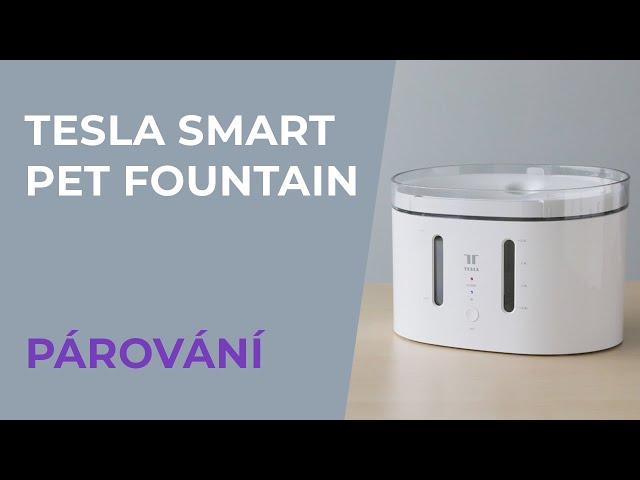 Tesla Smart Pet Fountain | Párování s mobilní aplikaci