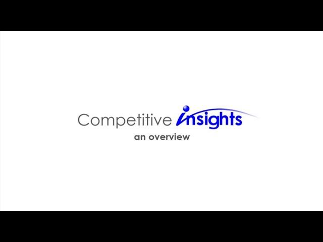 Competitive Insights: an overview