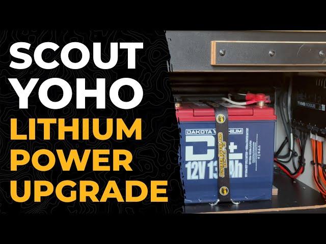 Boosting Scout Camper Power with Dakota Lithium & RedArc for Longer Off-Grid Adventures