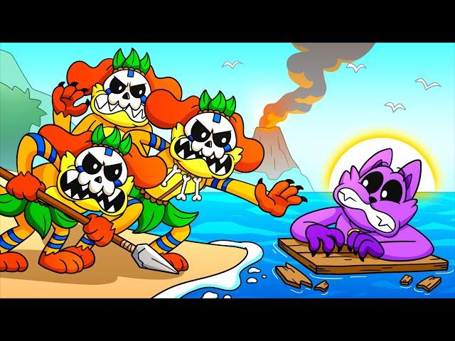 ONE CATNAP on a DOGDAY ONLY ISLAND?! (Cartoon Animation)