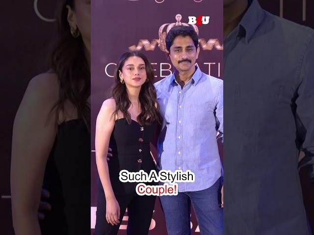 Love Birds Aditi Rao Hydari And Siddharth Are So Cute Together #trendingvideos #paparazzi