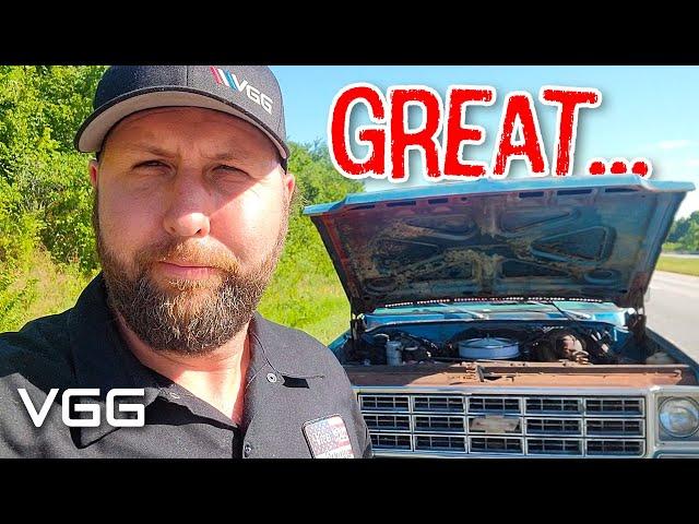 Route 66 In A Forgotten Big Block Square Body - Day 2 (multiple breakdowns)