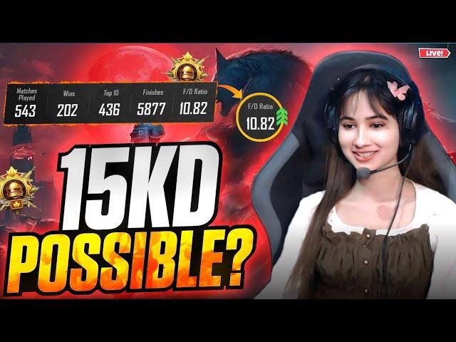 CONQUEROR TOP 100 LIVE15 KD + CHICKEN ONLYBGMI LIVE |#bgmilive #girlgamer #pubgmobile