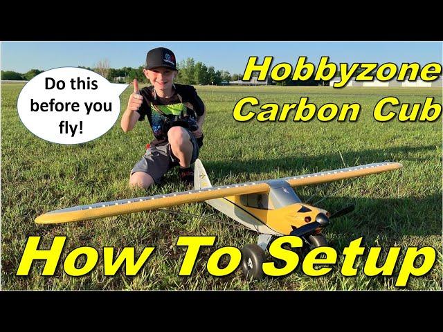 Tips and Tricks to Properly Setup your Hobbyzone Carbon Cub S 2 1.3m