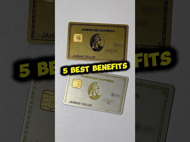 5 Best Benefits of American Express Gold 2024 - Amex Credit Card Review - Disclosure in Description