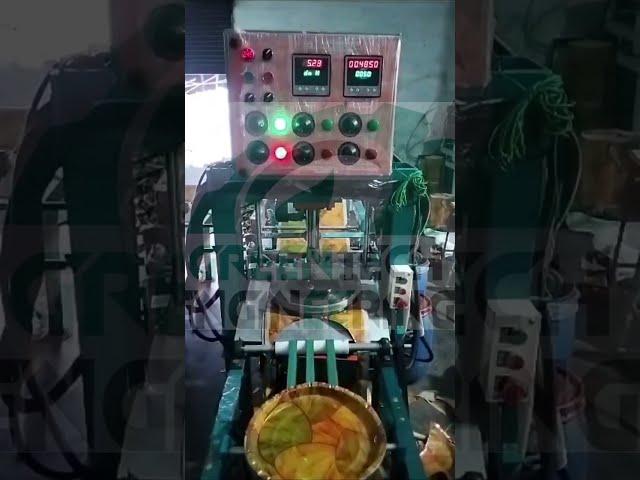 FULLY AUTOMATIC 10 ROLL PAPER PLATE MAKING MACHINE | HIGH SPEED PAPER PLATE MACHINE | PAPER THALI