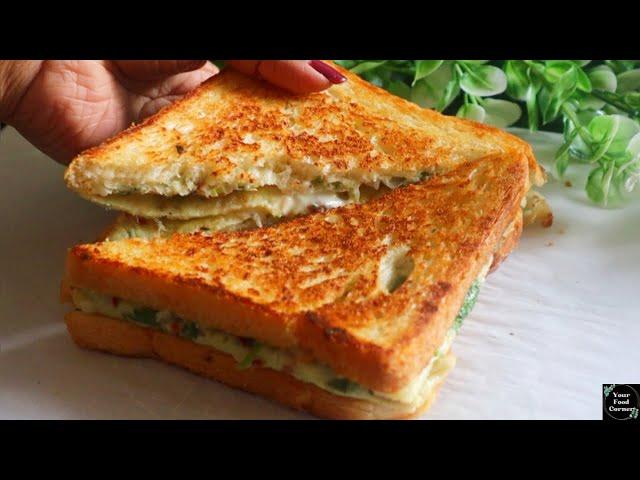 OMG! This is so Delicious | Spicy & Cheesy  Bread Omelette Sandwich Recipe | Easy Breakfast Recipe