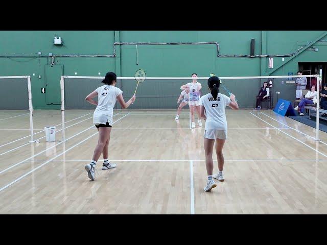 Joi Xu+Jenny Xu v Sylvia Mei+Warmmy Wong--GU19 Dubs-Final-2024 VLTBC-BC Jun A Badminton Series#1