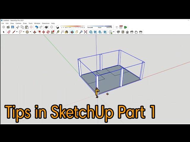 How To Make A Perspective Plan Using Sketchup For Beginners | Tagalog Tutorial
