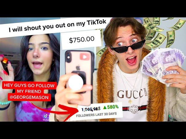 I PAID TIKTOK stars $1000 to make me TIKTOK famous and THIS is what happened...