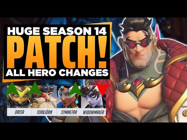 HUGE Season 14 PATCH! - ALL HERO CHANGES - 6v6 Experiment!