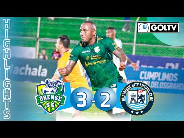 Orense SC 3 - 2 Guayaquil City FC | GOLES | Liga Pro Ecuador