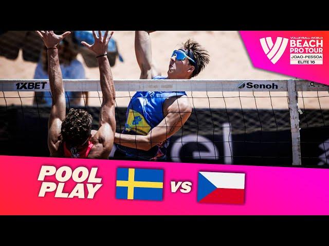 Åhman/Hellvig vs. Sepka/Sedlak - Pool Play Highlights | Joao Pessoa 2024 #BeachProTour