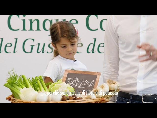 I cinque colori del Gusto e del Benessere - colore bianco - video promozionale - 30s