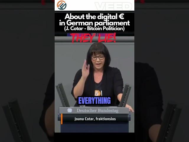 German Politician on the DIGITAL EURO