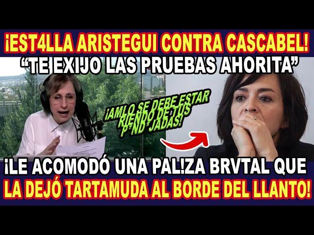 ¡ LE SALIÓ UNA MÁS P!CUDA QUE ELLA ! ¡LE EXIGEN LAS EVIDENCIAS EN VIVO A CASCABEL!