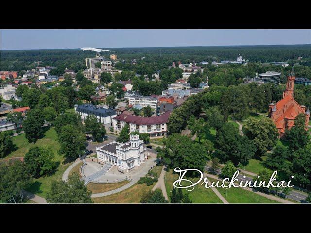 Soaring Over Druskininkai:  Lithuania's Spa Town!