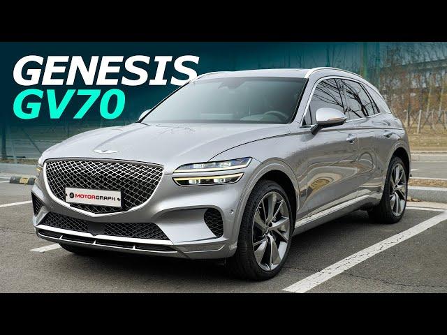 New 2022 Genesis GV70 3.5T SUV Road Test "The Best-Looking Premium SUV"