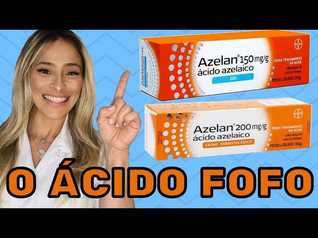 AZELAN: EXCELENTE PARA ACNES, ROSÁCEA, FOLICULITE, MANCHAS NAS AXILAS, VIRILHA, ROSTO E MUITO MAIS!