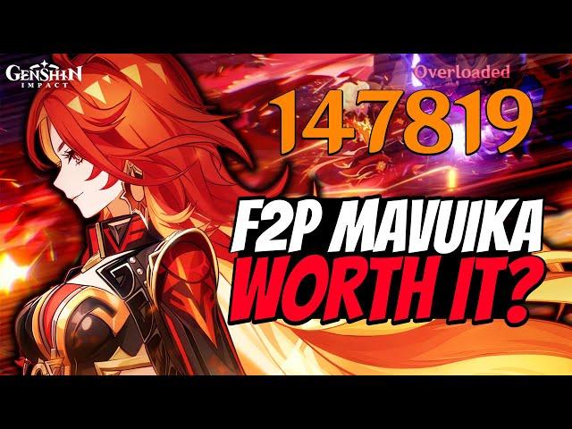 How Good Is F2P Mavuika When You Don't Have Xilonen & Citlali? | Genshin Impact 5.3