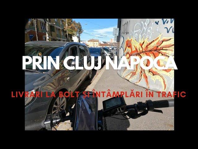 Prin Cluj-Napoca întâmplări în trafic și livrări la Bolt Food