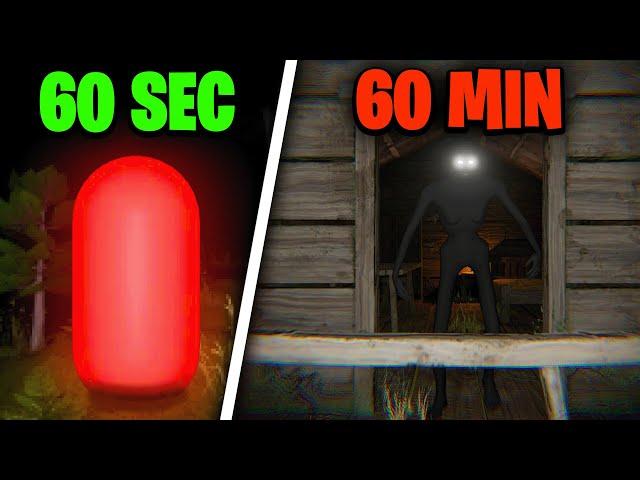 I Made A Horror Game In 1 Min VS 10 Min VS 1 Hour...