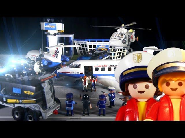 POLIZEI EINSATZ AM FLUGHAFEN -SEK SPECIAL KOMMANDO Matz der Meisterdetektiv 5 PLAYMOBIL Stopmotion