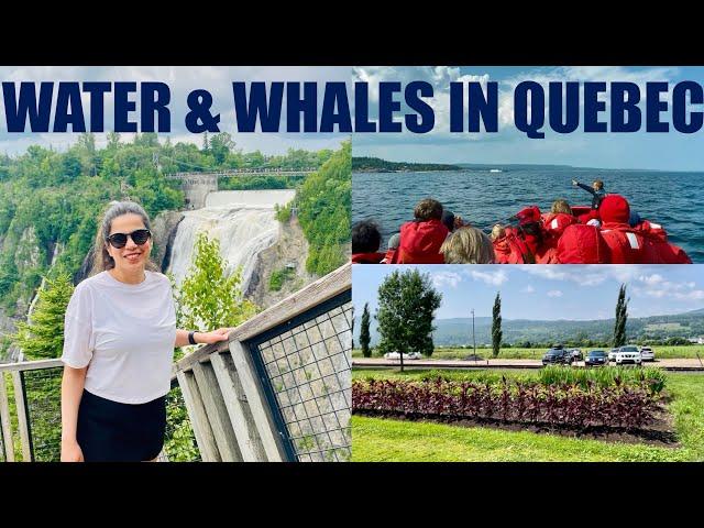  Wonders of Quebec: Waterfalls & Whales!  |  Indians in Canada  | Vlog 16 @NorthSpice