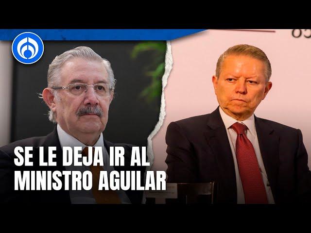 "Luis María Aguilar es un ministro del periodo neoliberal vinculado al PRI y al PAN": Zaldívar