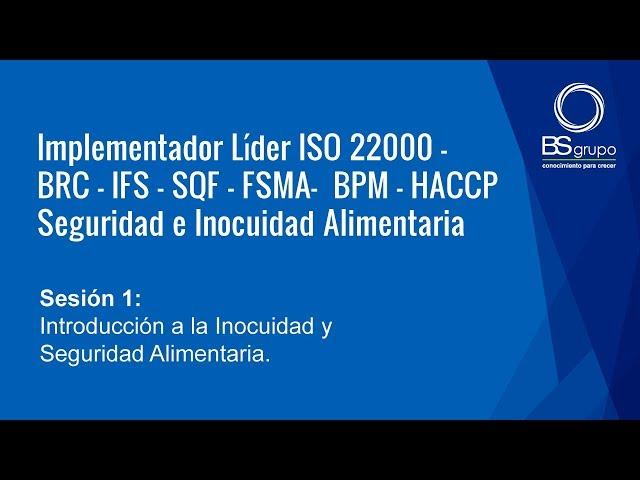 Introducción a la Inocuidad y Seguridad Alimentaria