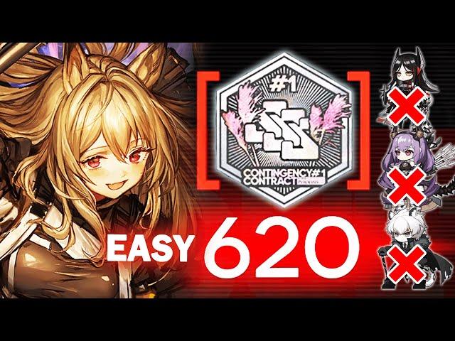 [Arknights] CC#1 Pyrolysis 620 EASY | without Ines, Typhon, Silverash, Mlynar and Surtr