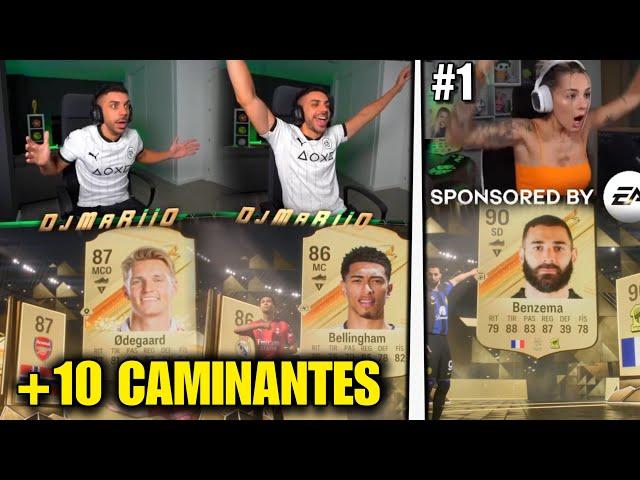 MEJORES MOMENTOS de DjMaRiiO en EA FC 24 (FIFA 24) DÍA #1  SOBRES, FAILS Y CABREOS